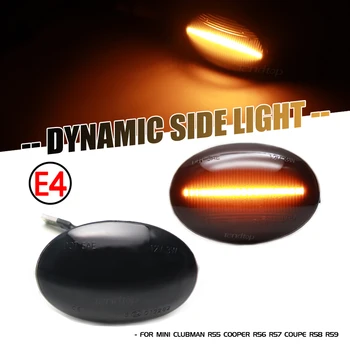 LED Vključite Signal Repetitorja Zaporedno Lučka Utripa Strani Marker luči Za BMW MINI Cooper R55 R56 R57 R58 R59 07-13 intermitente 0