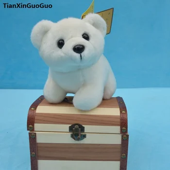 približno 30 cm risanka polarni medved plišastih igrač beli medved mehka lutka darilo za rojstni dan s0103