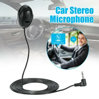 Mini 3,5 mm Žično Prilepite Vrsta Zunanji Mikrofon Car Audio Mikrofon Za prenosni DVD Radio Stereo Igralec Srečanja Zvočnik vroče prodaje