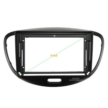 9-palčni Fasxia Car Audio Posnetek Avto Radio Fascijo,gps navigacija fascijo plošča je primerna 2012 HYUNDAI I-10