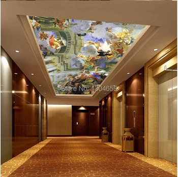 Po meri sodobnega ozadje freske na stropu vinil ozadje, ki DE papel parede Evropi vrsta slog.