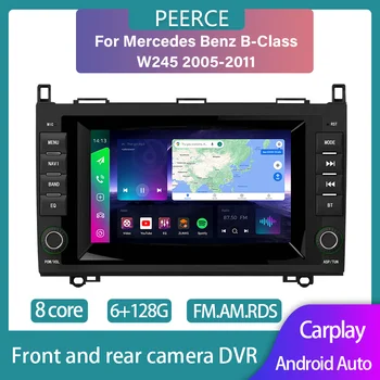 6+128G carplay Za Mercedes Benz B-Razred W245 2005-2011 4G 2din GPS autoradio Glas 360° panorama Android Multimedijski Predvajalnik avto