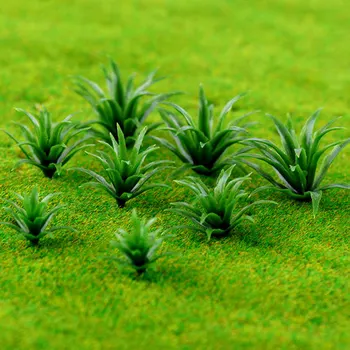 Gradbeni pesek tabela izdelavo modelov materiala DIY ročno krajine plastični cvet model rože zelene trave majhnimi cvetovi meč le 0
