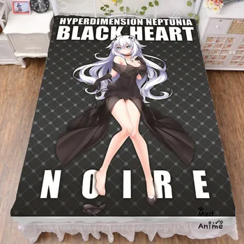 Japonski Anime Choujigen Igro Neptun Črno Srce Noire rjuhe Posteljnina Coverlet risanka Ravno List cosplay fan darila