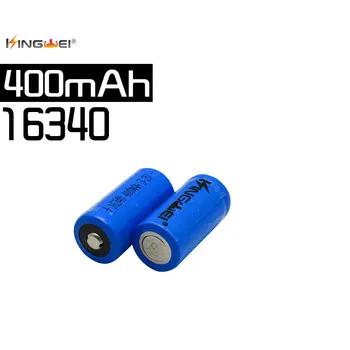 Vroče prodaje 3.2 v IFR 16340 CR123A 17335 LiFePO4 baterije 400mah polnilne celice za digitalni fotoaparat 1