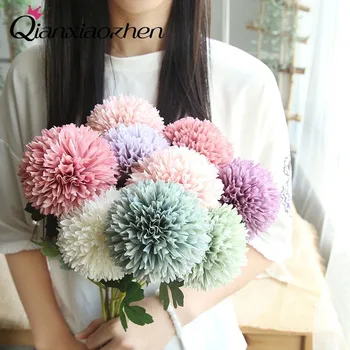 Qianxiaozhen 4pcs Regrat, Umetno Cvetje Za Poroko Ponaredek Cvetje, Poročni Šopek Cvetja Doma Dekoracijo 1