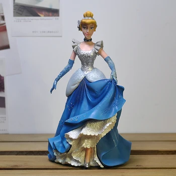 Disney 20 cm Zamrznjene Princesa Slika Elsa Pepelka Jasmina Zapleten Zbirka Okraski Model Igrače Darila za Otroke 4