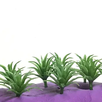 Gradbeni pesek tabela izdelavo modelov materiala DIY ročno krajine plastični cvet model rože zelene trave majhnimi cvetovi meč le 4