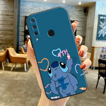 Stitch Disney Risanke Primeru Telefon Za HUAWEI P20 P30 P40 Lite Pro Plus P20 Lite 2019 P Smart 2020 2019 Z 5G Original Črna 5